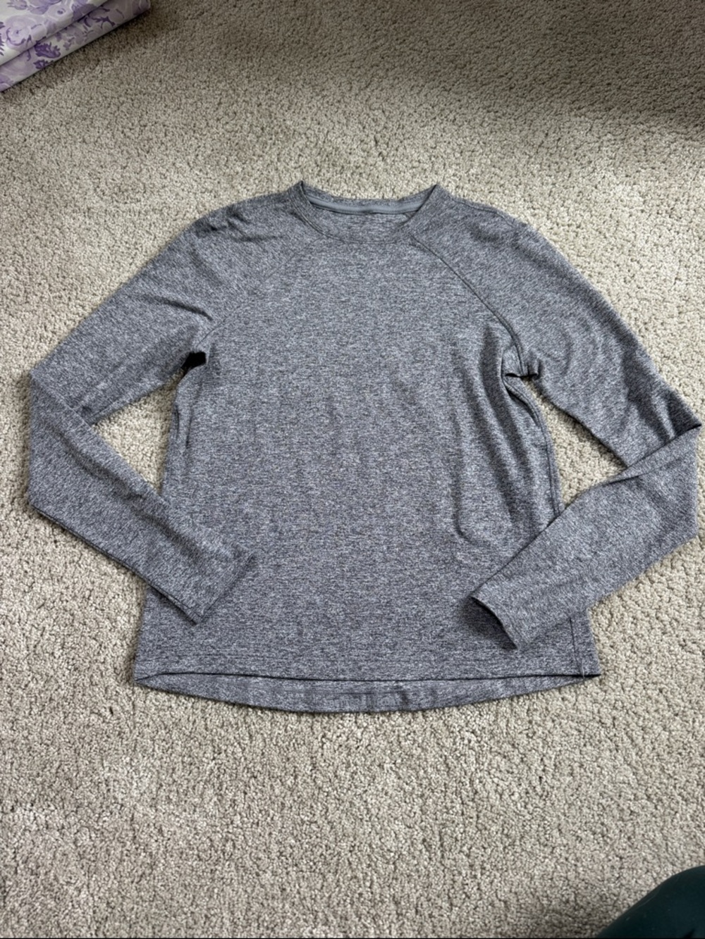 LULULEMON Grey Long Sleeve Top 4/XS